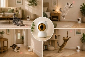 Laser inteligent pentru jocul câinelui / pisicii Petoneer Smart Dot - Img 4