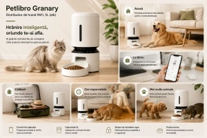 Petlibro Granary Distribuitor de Hrană WiFi, 5L - Img 4
