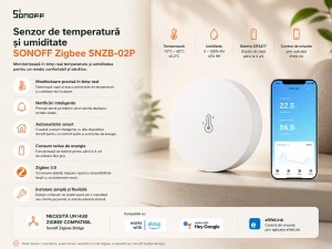 Sonoff SNZB-02P – Senzor Temperatură și Umiditate Zigbee - Img 2