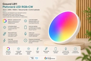 Gosund LB11 – Plafonieră Smart WiFi, RGB - Img 2