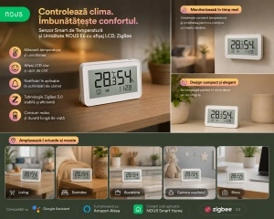 Nous E6 – Senzor Temperatură și Umiditate Zigbee - Img 2