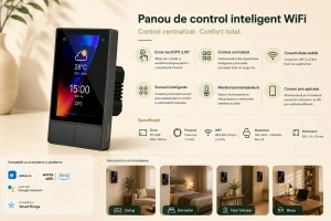 Panou de control inteligent WiFi SONOFF NSPanel (negru, 120mm) - Img 2