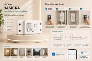 Sonoff BASICR4 – Releu Smart WiFi - Img 4