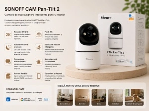 Sonoff CAM Pan-Tilt 2 – Cameră Smart Pan-Tilt - Img 2
