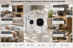 Sonoff S-CAM – Cameră Smart Interior WiFi - Img 3