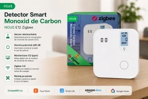Nous E12 – Detector/Senzor Monoxid de Carbon Zigbee - Img 2