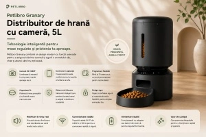 Petlibro Granary Distribuitor de Hrană cu Cameră, 5L - Img 2