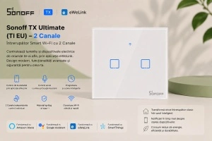 Sonoff T1 EU TX – Întrerupător Inteligent, 2 Canale WiFi - Img 2