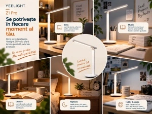 Yeelight Z1 Pro – Lampă de Birou Pliabilă Reîncărcabilă - Img 3