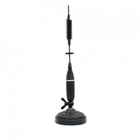 Antena Radio CB MegaWat MW-70 Black, cu magnet, 0.7m