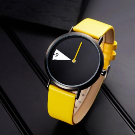 Ceas minimalist Pauline - Galben