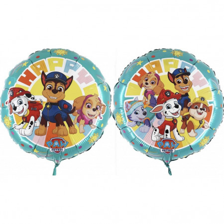 Balon din folie Patrula Catelusilor bleu 46 cm