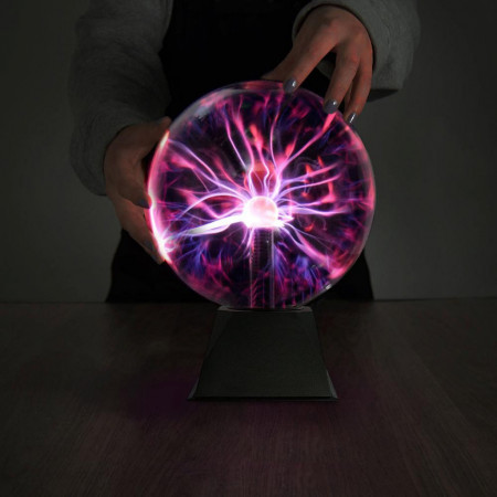 Glob plasma - reactioneaza la sunet si vibratii