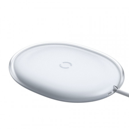 Incarcator wireless Baseus Jelly, 15W (alb)