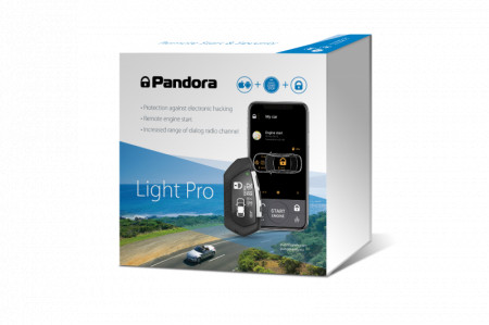 Alarma Auto Pandora Light PRO V2, Bluetooth si telecomada OLED 868Mhz pornire din telefon