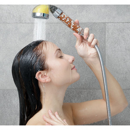 Cap de dus ecologic multifunctional cu aromoterapie si minerale