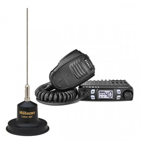 Promotie statie radio CB Avanti Micro + antena CB Wilson Little Wil