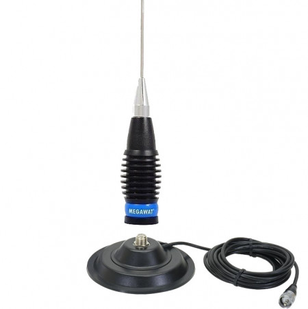 Promotie Antena Radio CB Megawatt ML 145 + Baza Magnetica Megawatt 145PL