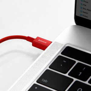 Cablu de date, Baseus Superior Series, USB-C la Lightning, Quick Charge, 2 m, Rosu - Img 9