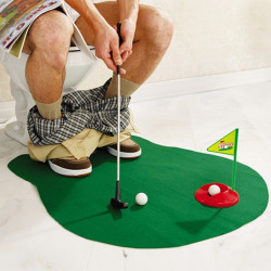 Mini golf pentru cei care stau mult la toaleta - Img 1