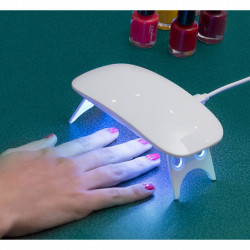 Mini lampa UV cu led pentru unghii - Img 1