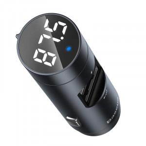 Modulator FM cu incarcator Baseus Energy Column, 5V, 3.1A (gri) - Img 4