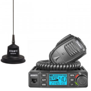 Promotie statie radio CB Avanti Delta + antena CB Avanti Carera - Img 1