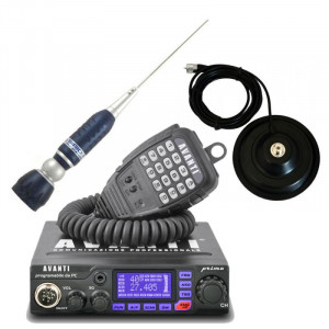 Promotie statie radio CB Avanti Primo + antena CB Sirio Turbo 2000 + baza magnetica - Img 1