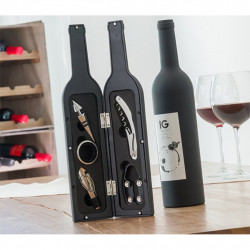 Set de accesorii pentru vin in cutie sub forma de vin - Img 1