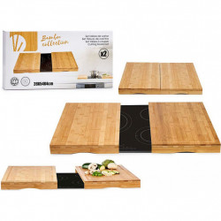Set tocator din bambus natural (2 piese) - Img 1