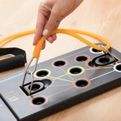 Aparat multifunctional pentru sport acasa cu benzi de rezistenta si ghid de exercitii Pulsher - Img 14