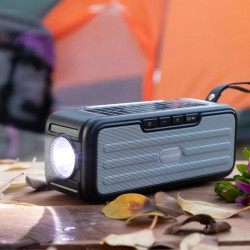 Boxa bluetooth cu radio, incarcare solara si lanterna Sunker - Img 6