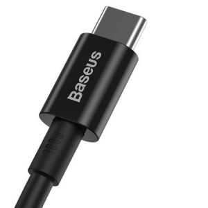 Cablu de date Type-C Baseus Fast Charge 100W, 2m, negru - Img 2