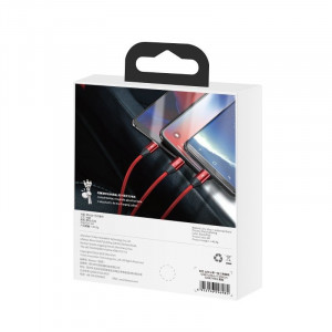 Cablu USB 3in1 Baseus Car Co-sharing Micro / USB-C / Lightning, 3.5A 1m (negru) - Img 7