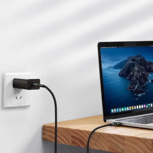 Cablu USB-C Baseus Halo, QC 3.0, PD 2.0, 60W, 3A, 1m (negru) - Img 6