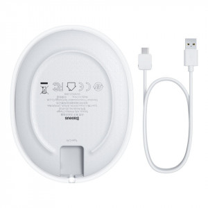 Incarcator wireless Baseus Jelly, 15W (alb) - Img 3