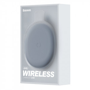 Incarcator wireless Baseus Jelly, 15W (negru) - Img 5