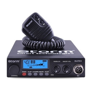 Promotie statie radio CB Storm Matrix + antena CB Sirio T3/27 + adaptor + suport - Img 9