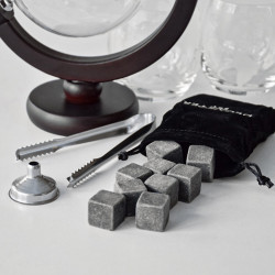 Set decantor glob whisky si cuburi pentru racire - Img 9
