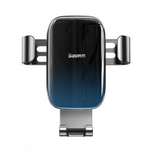 Suport gravitational Baseus Glaze pt grila aer, aluminium (negru) - Img 2