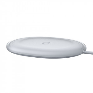 Incarcator wireless Baseus Jelly, 15W (alb) - Img 4