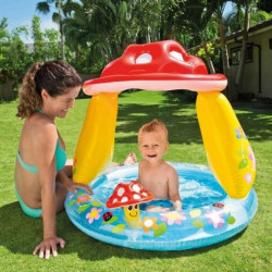 Piscina gonflabila ciuperca pentru copii Intex 45L - 102x98cm - Img 1