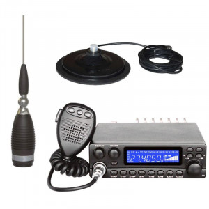 Promotie statie radio CB Avanti Kappa + antena Sirio Megawatt 4000 + baza magnetica 170 PL - Img 1