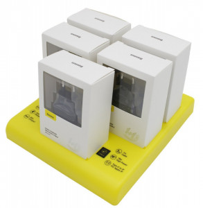 Set incarcatoare USB-C PD Baseus Mini, Power Delivery 18W cu cablu USB-C - Lightning 1m (negru) 5 buc - Img 3