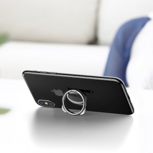 Suport telefon cu inel Baseus Bear pt selfie (negru) - Img 5