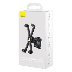 Suport telefon pentru biciclete Baseus Quick (negru) - Img 7