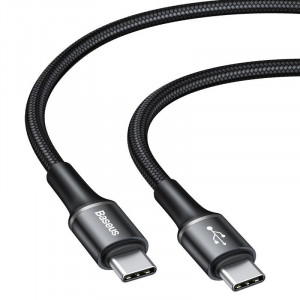 Cablu USB-C Baseus Halo, QC 3.0, PD 2.0, 60W, 3A, 1m (negru) - Img 3