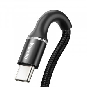 Cablu USB-C cu iluminare LED Baseus Halo 3A 1m (negru) - Img 2