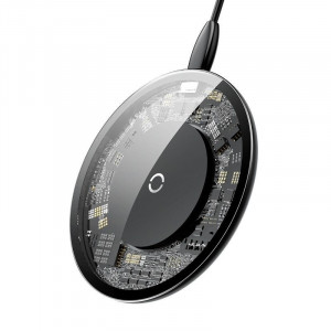 Incarcator wireless Baseus Simple 10W Lightning (transparent) - Img 1