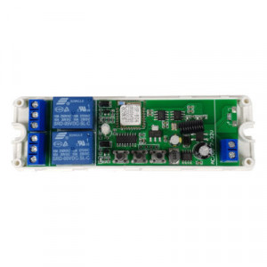 Releu inteligent SmartWise 7V-32V cu două relee, compatibil eWeLink / Sonoff, Wi-Fi + RF - Img 5